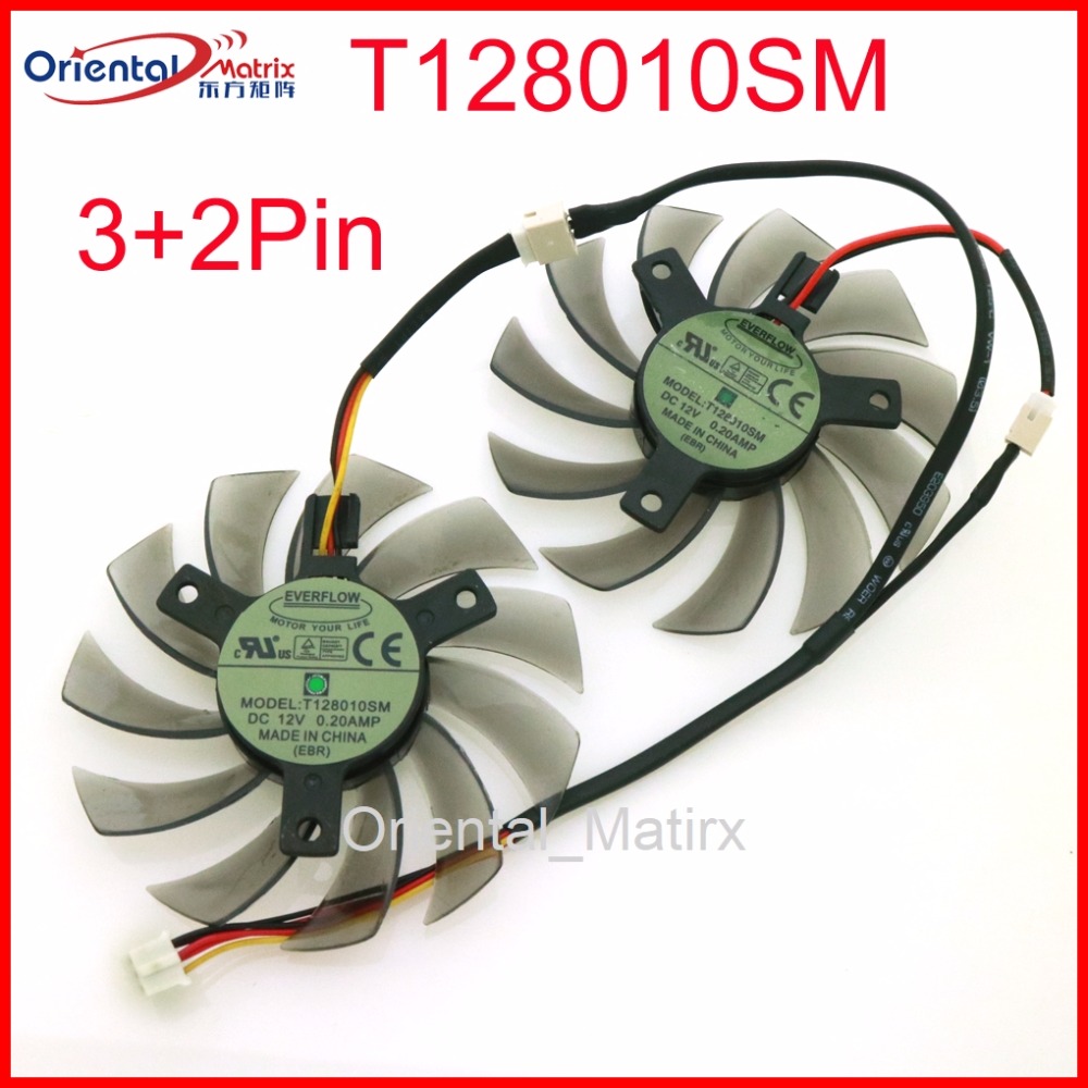 Cpu Heatsink - Gratis Verzending T128010SM 75mm DC12V 0.20A