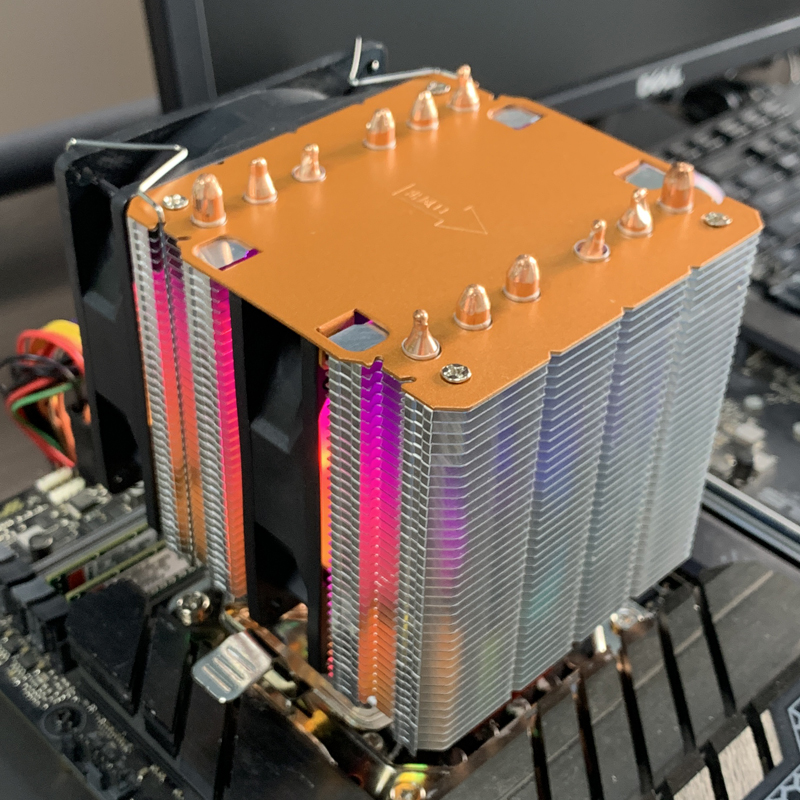 Luchtgekoelde CPU-koeler 90mm  - Cpu Heatsink recensie en prijs