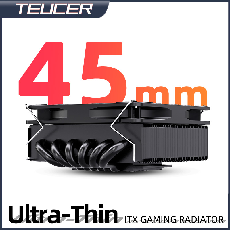 Teucer Hoogte 45 mm CPU-koeler - Cpu Heatsink recensie en prijs
