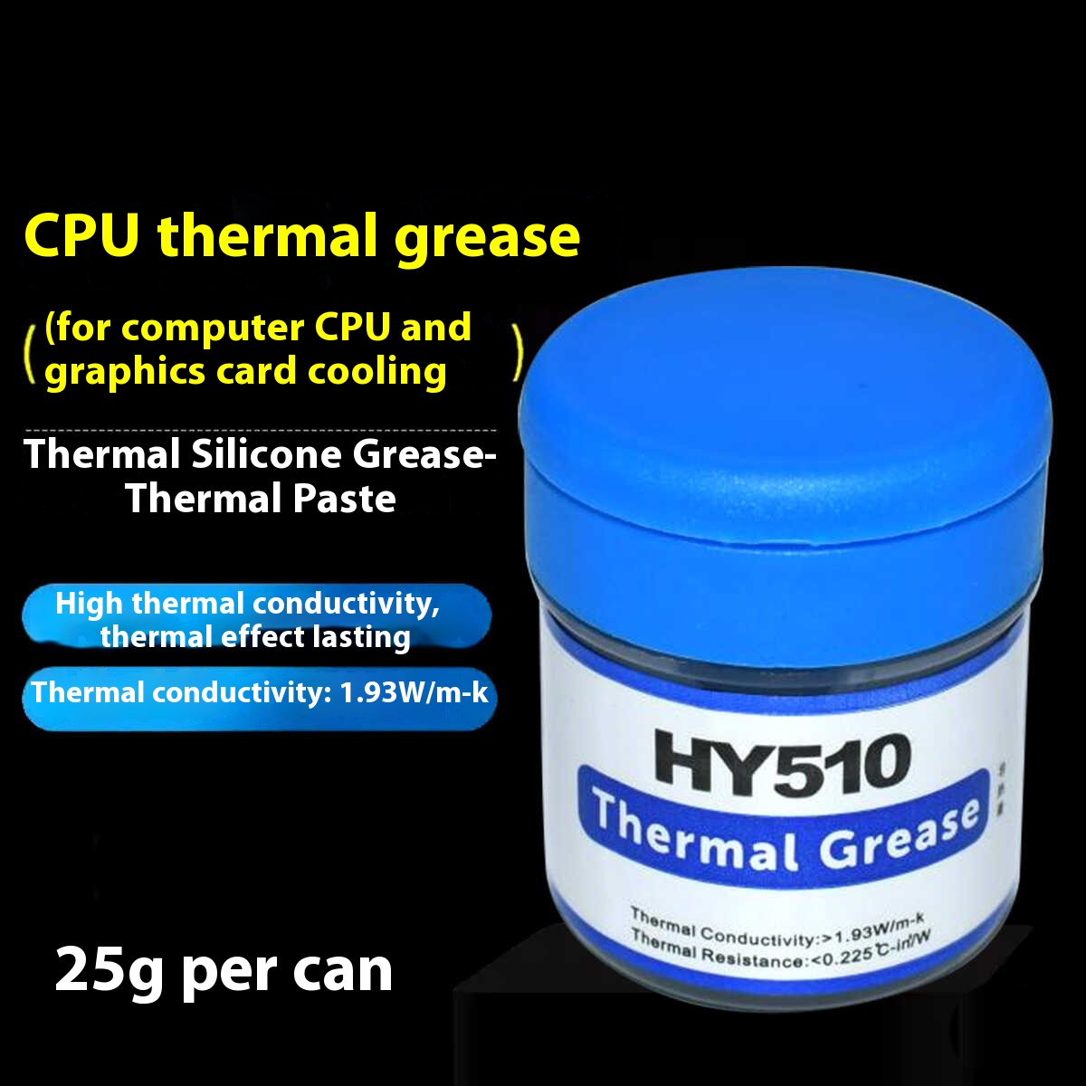 HY510 Desktop Computer CPU Koe - Thermal Paste recensie en prijs