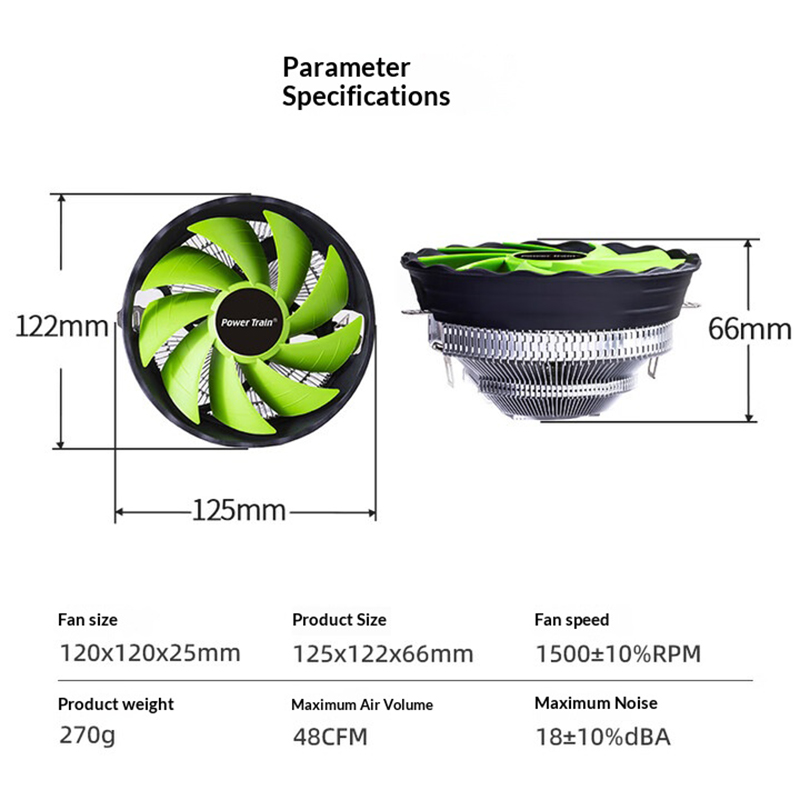 PowerTrain Gepantserde DL120Q  - Cpu Heatsink recensie en prijs